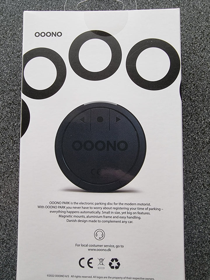 OOONO PARK - Indstiller automatisk din parkeringstid