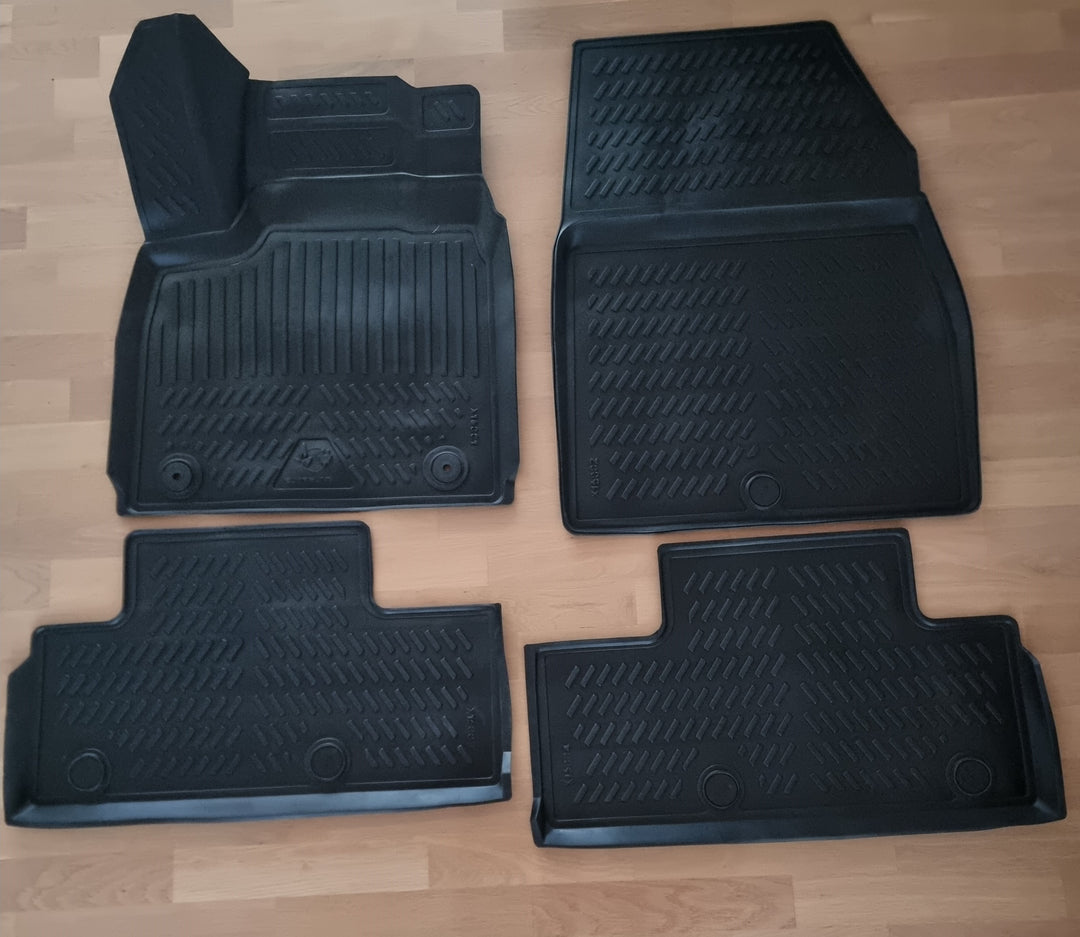 Gummimåtter med høj kant til Renault Megane E-Tech fra årg. 2022 "TOPKVALITET"