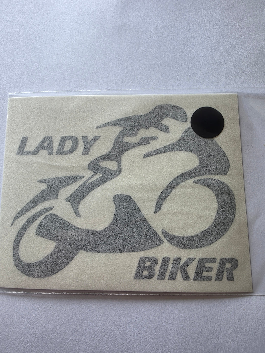 Bikerfriend klistermærke "Lady biker"
