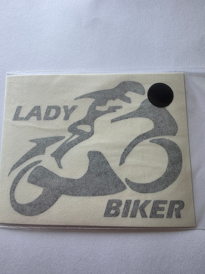 Bikerfriend klistermærke "Lady biker"