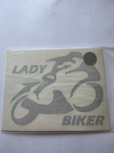 Bikerfriend klistermærke "Lady biker"
