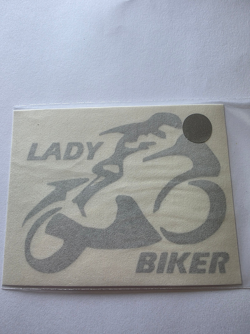 Bikerfriend klistermærke "Lady biker"