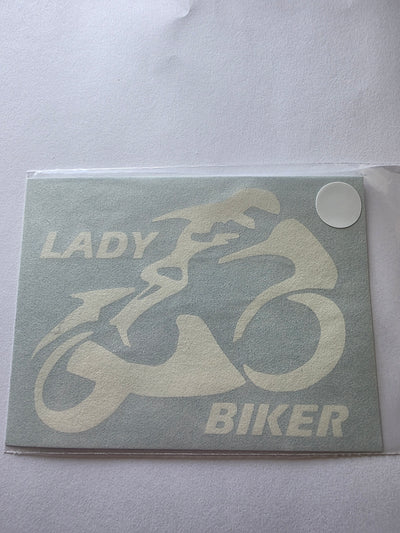 Bikerfriend klistermærke "Lady biker"