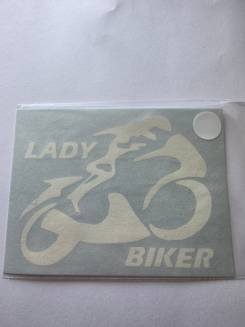 Bikerfriend klistermærke "Lady biker"