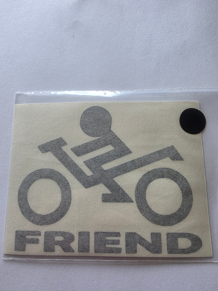 Bikerfriend klistermærke
