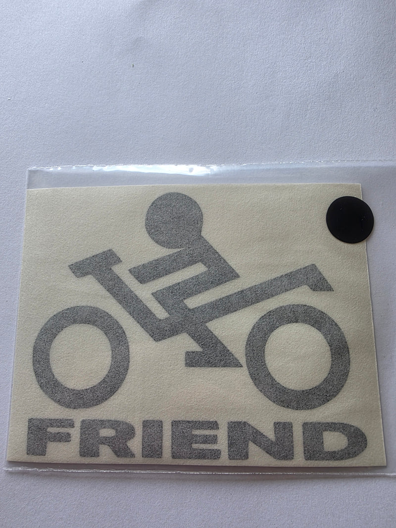 Bikerfriend klistermærke
