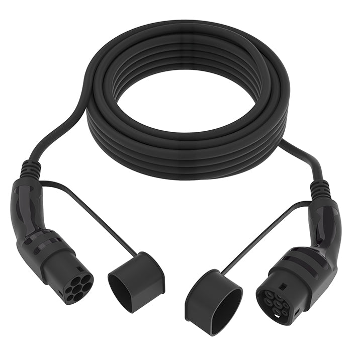 Ladekabel Type-2 16A 3-faset 5 Meter (Bestillingsvare)