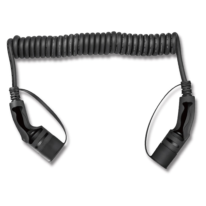 Spiralladekabel Type-2 32A 3-faset 5 Meter (Bestillingsvarer)