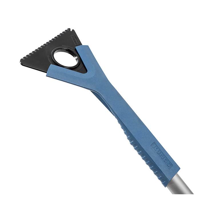 Snekost/isskraber med vendbar klinge 77 cm. lang