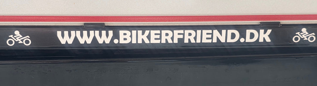 Bikerfriend nr. plade sticker