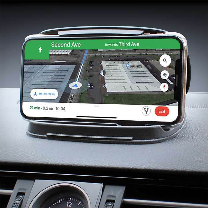 Isimple - Mobilholder til instrumentbræt