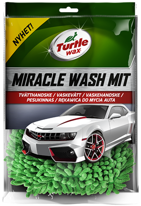 Turtle Wax - MIRACLE WASH MIT "VASKEHANDSKE" - lfmotoroptimering.dk